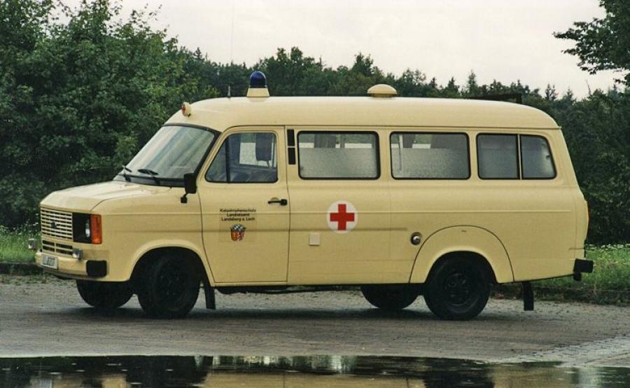 Ford Transit FT 100 L Binz 4-Tragen KTW '1979